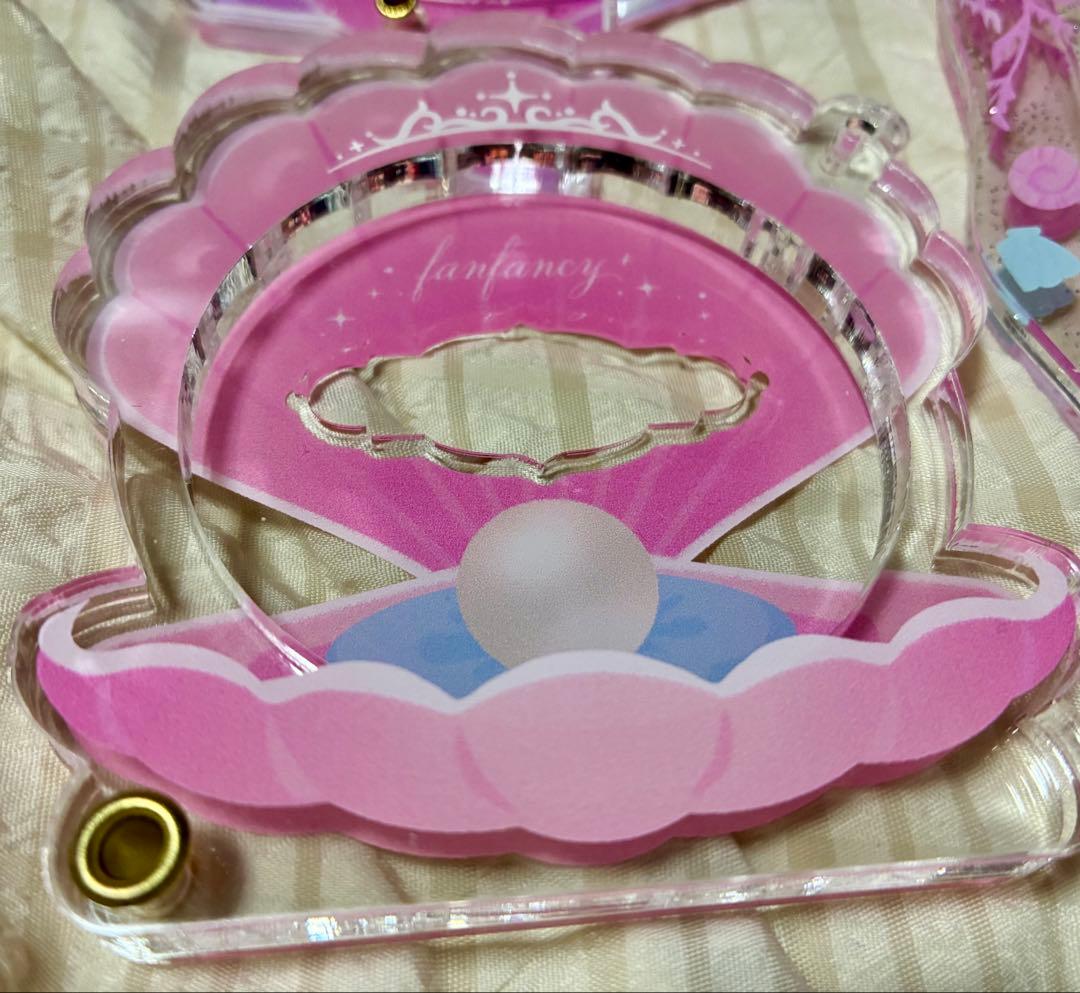 フクヤ ケース アクリルスタンドケース 缶バッジケース デコ 推し