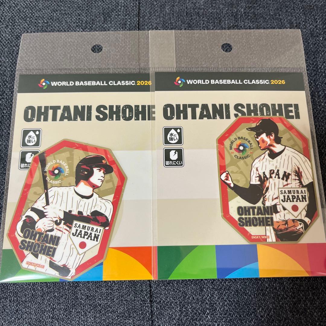 2026WBC 侍ジャパン 大谷翔平 B ダイカットステッカー 新品未開封
