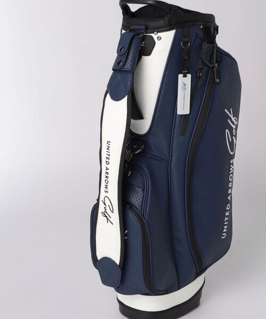 新品未使用】ユナイテッドアローズゴルフ キャディバッグ ネイビー