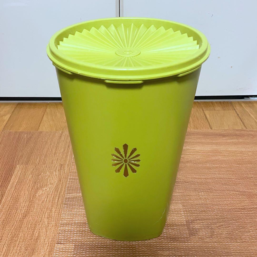 タッパーウェア】マキシデコレーター グリーン【オールド