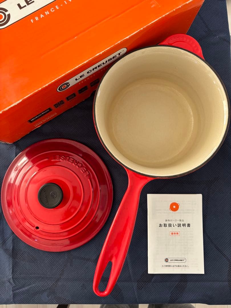 LE CREUSET レッド 片手鍋 20センチ