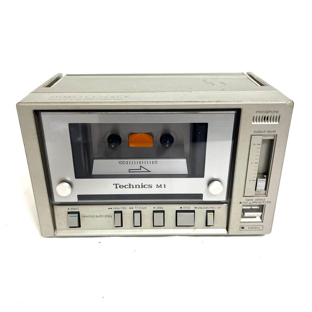 【希少】Technics RS-M1 テクニクス 松下電器 カセットデッキ 美品 希少 基本動作確認】Technics テクニクス カセットデッキ RS-M1