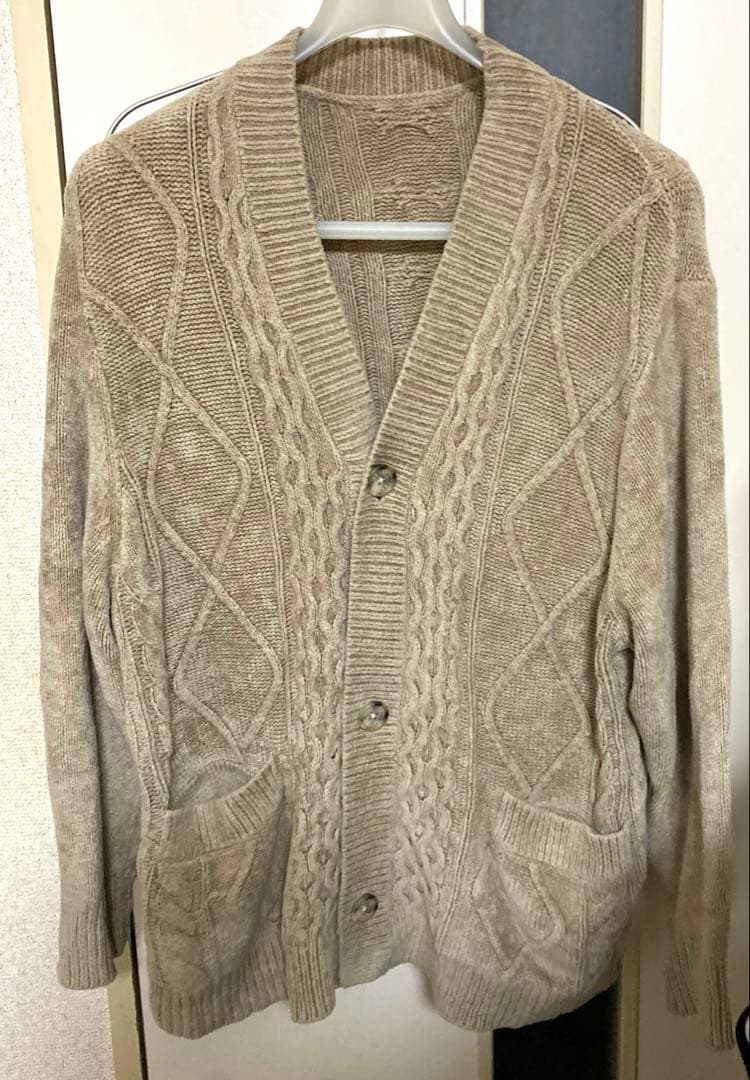 ABYTS ケーブルニットカーディガン 佐藤健 - メルカリ
