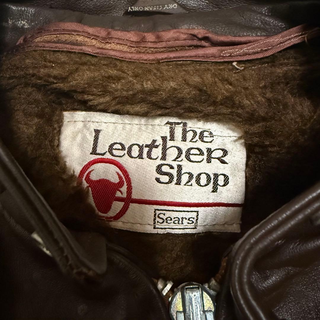 80年代 シアーズ シングルライダースジャケット 42 - メルカリ