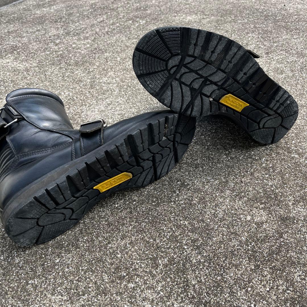 小難有り 日本製 カドヤ ブラックアンクル 25.5cm