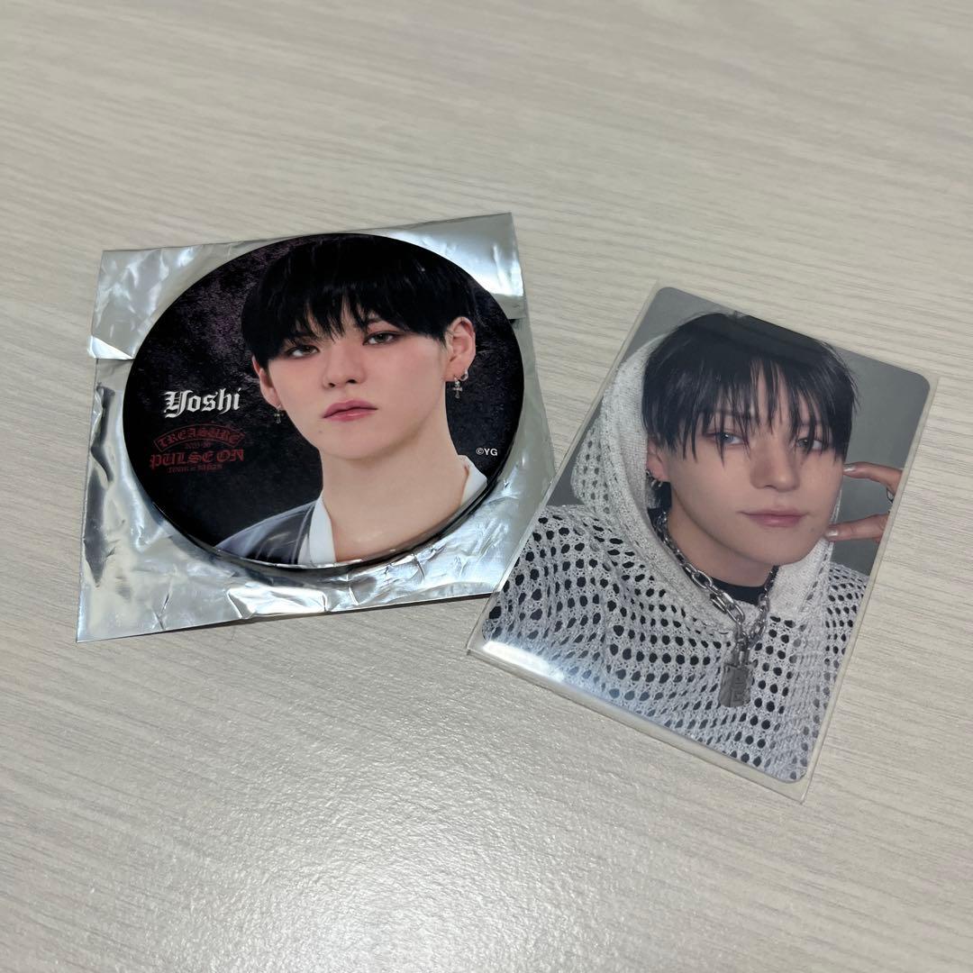 treasure ヨシ PULSE ON 缶バッジ ポップアップトレカ - メルカリ