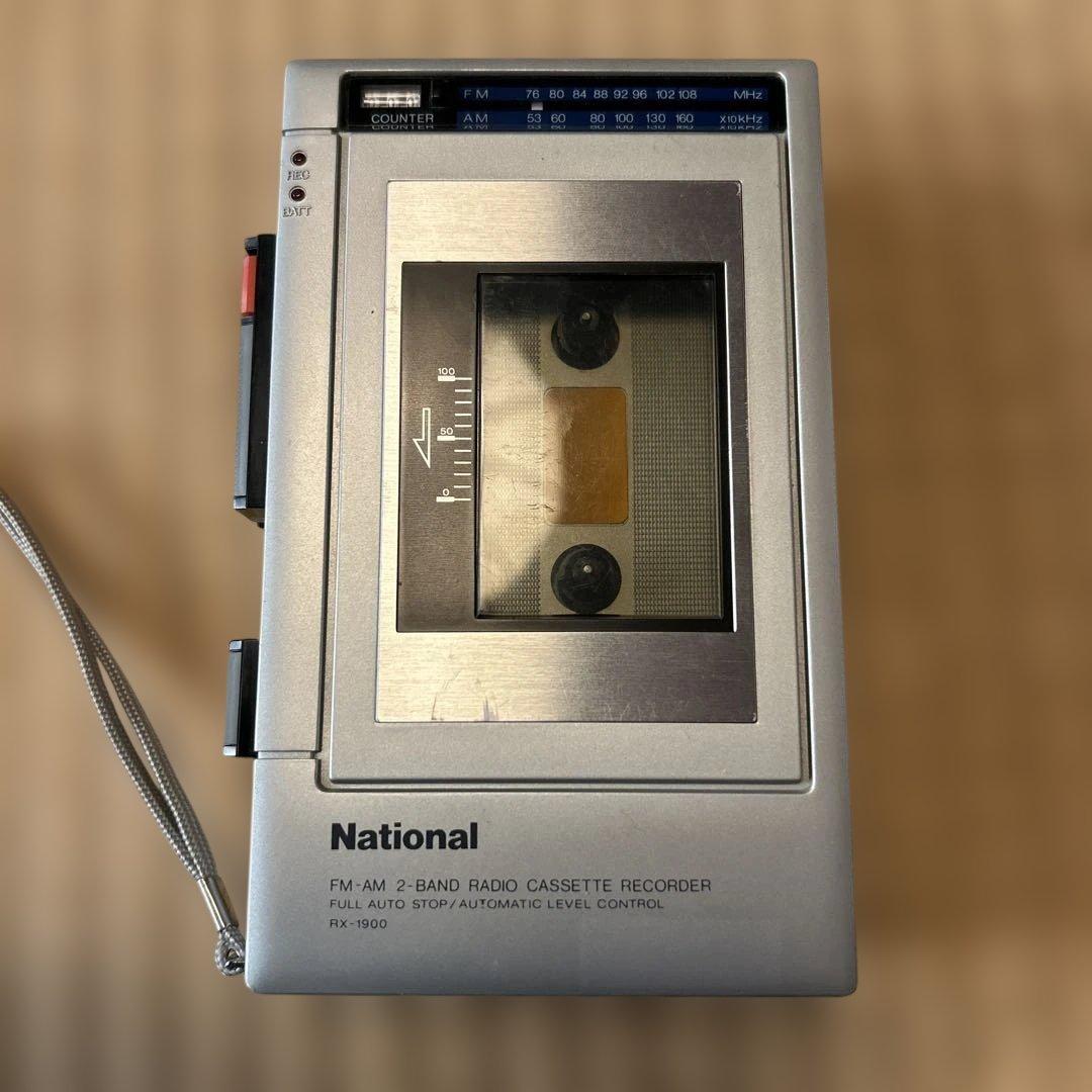 National RX-1900 カセットプレーヤー FM/AMラジオ - メルカリ