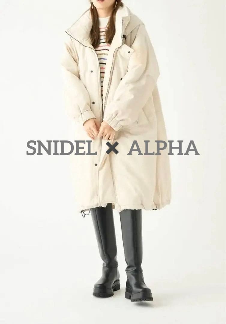 【お値下げ中】美品 スナイデル×アルファ　モンスターパーカー　アウター 中古・古着通販】Snidel (スナイデル) ALPHA (アルファ) ロング