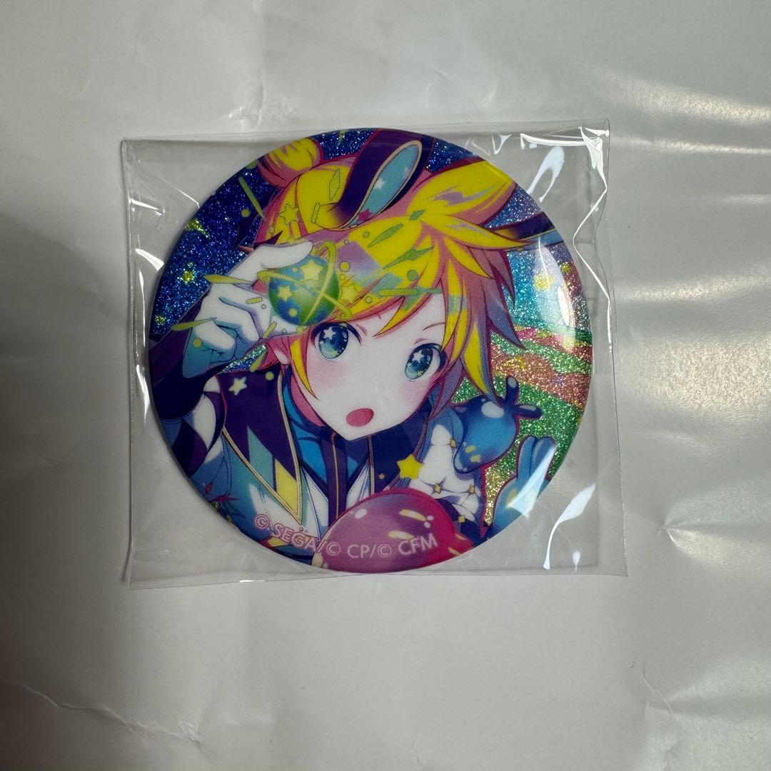 プロセカ グリッター 缶バッジ 42C 鏡音レン オペラ!スペースオペラ