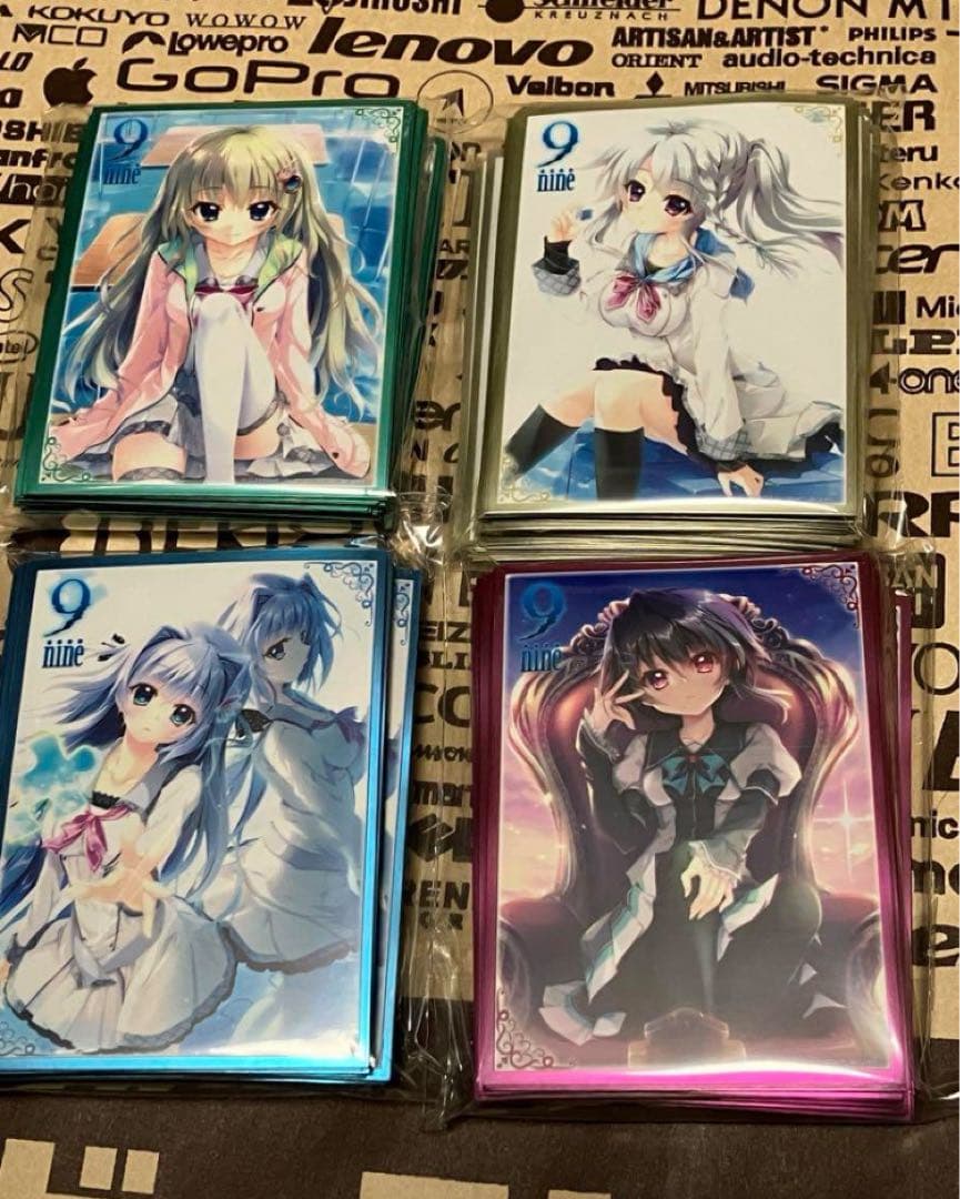 ぱれっとカフェ 9-nine- スリーブセット ぱれっと 和泉つばす 計4点