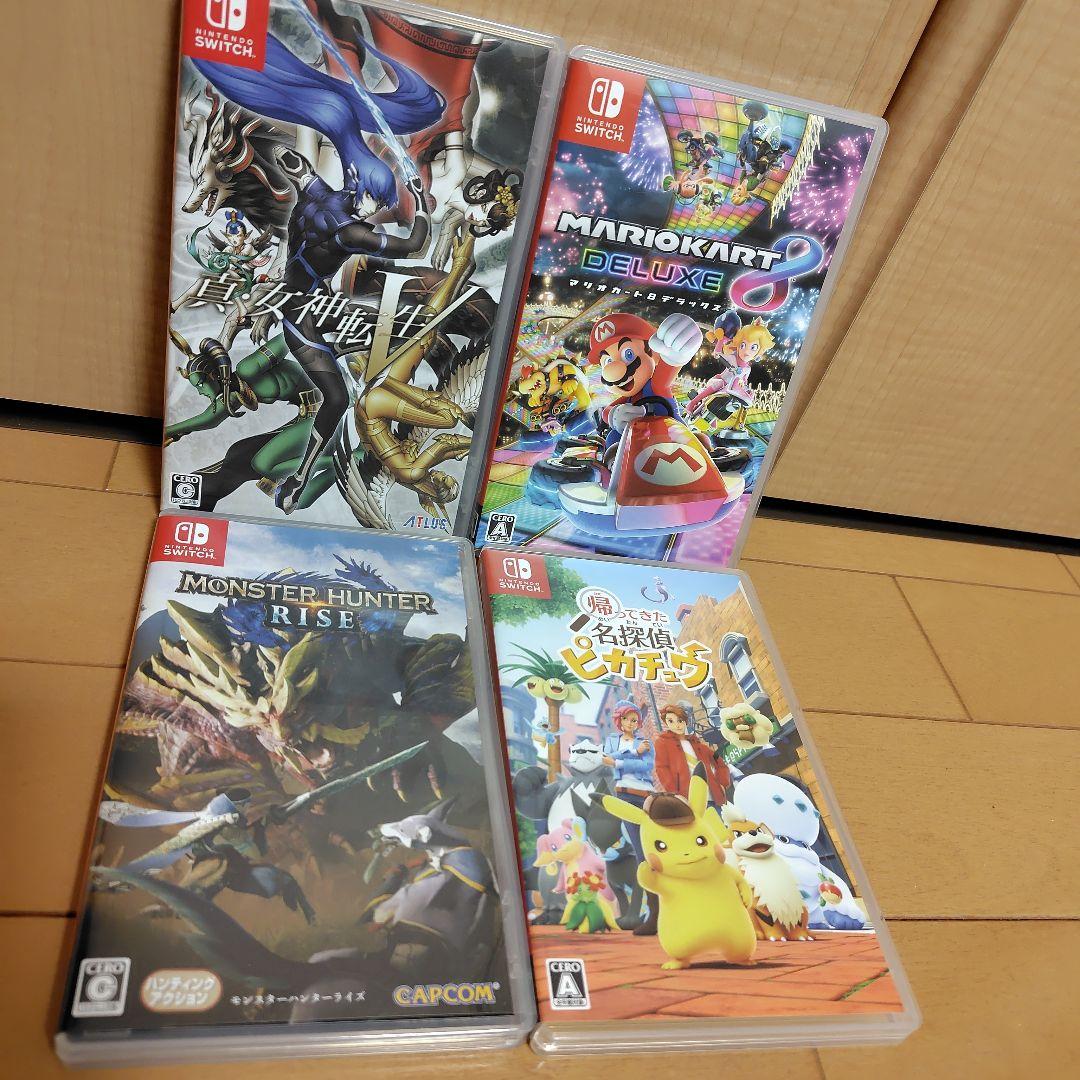 早い者勝ち☆マリオカート8 デラックス&他ソフト3本セット - メルカリ