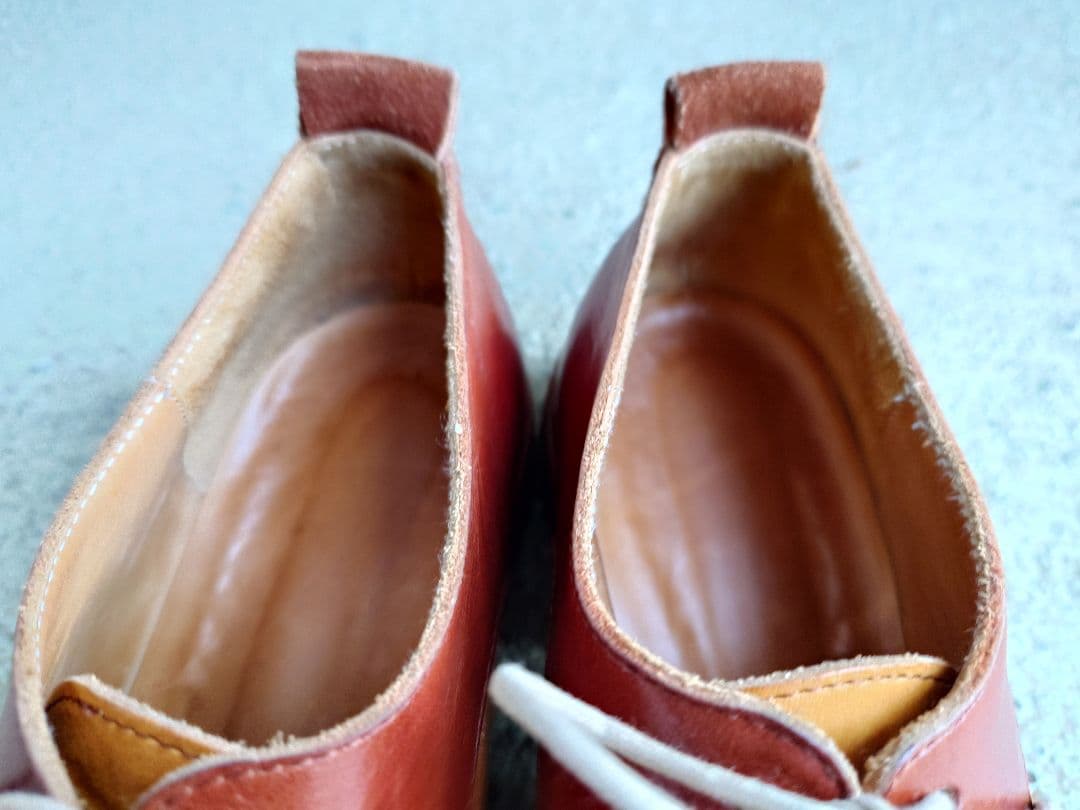 【神戸製ハンドメイド】オールレザー 革靴 26.5cm｜一点物・国産