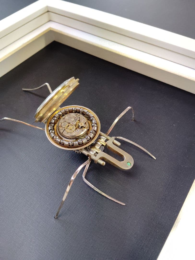 スチームパンク 懐中時計使用昆虫（額入り）G-01 - メルカリ