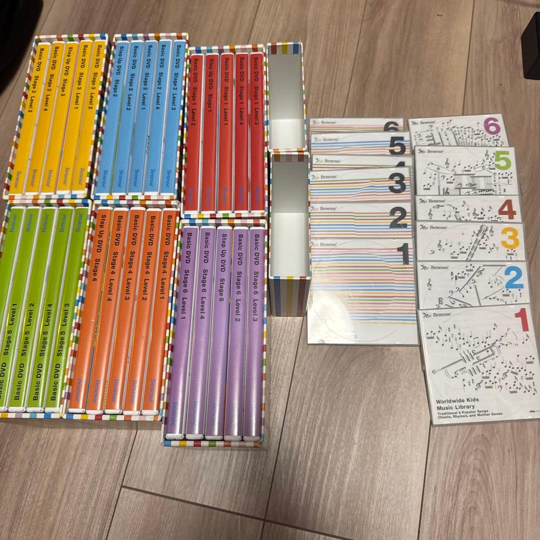 ベネッセ　英語　DVD CDセット トライアル英語DVD 5点セット ベネッセ ワールドワイドキッズ