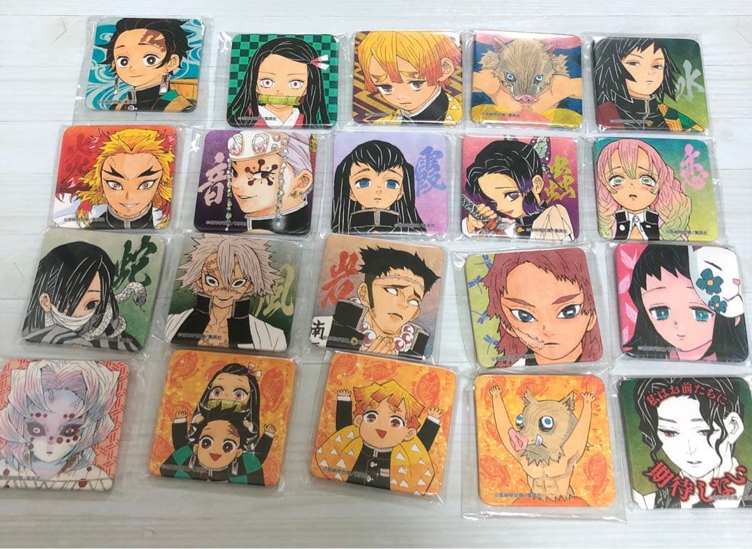 鬼滅の刃　スクエア缶バッジコレクション　アナザーカラーVer. コンプリート 鬼滅の刃 スクエア缶バッジコレクション アナザーカラーVer．第1弾（全