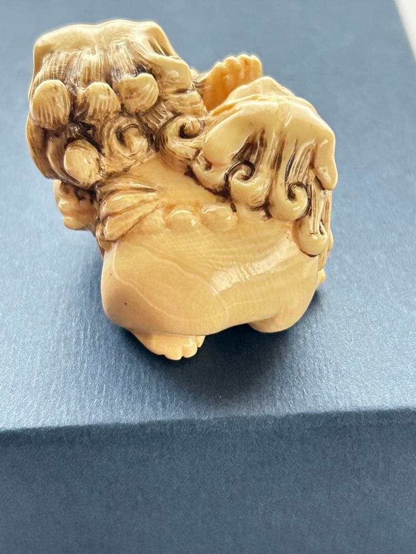 ✨【根付け】 狛犬 骨董 時代物 ⭐️古美術