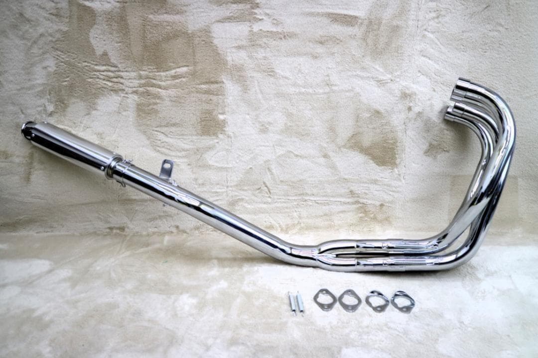 トリプルA] レース管 メッキ 6分割 ZRX400 サイレンサー/ ～97年