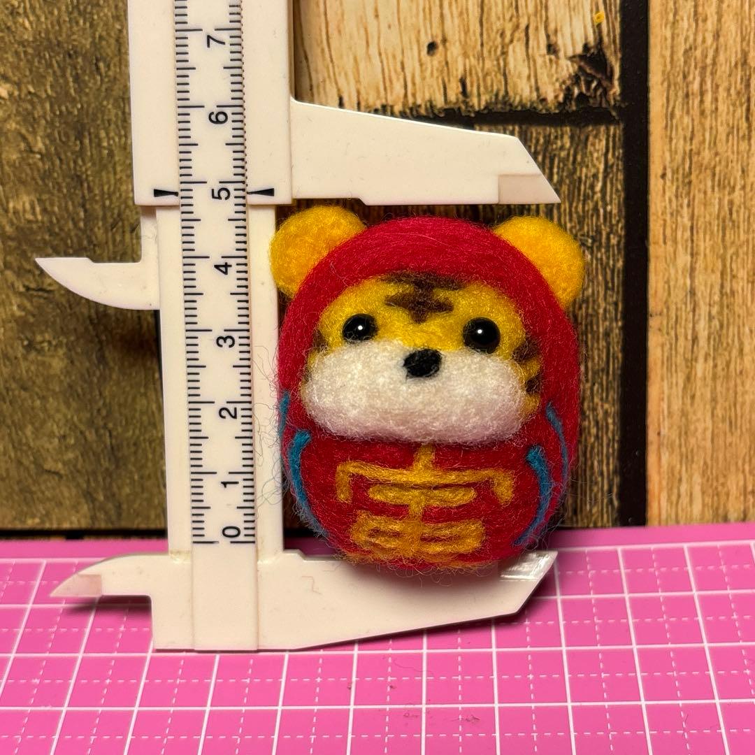 干支だるま☆十二支セット【羊毛フェルト・アクレーヌ】縁起物/干支赤