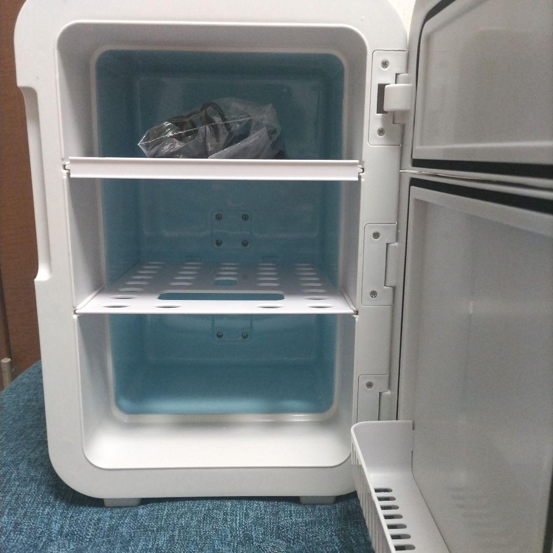 Mini Refrigerator シルバー 2段棚付き