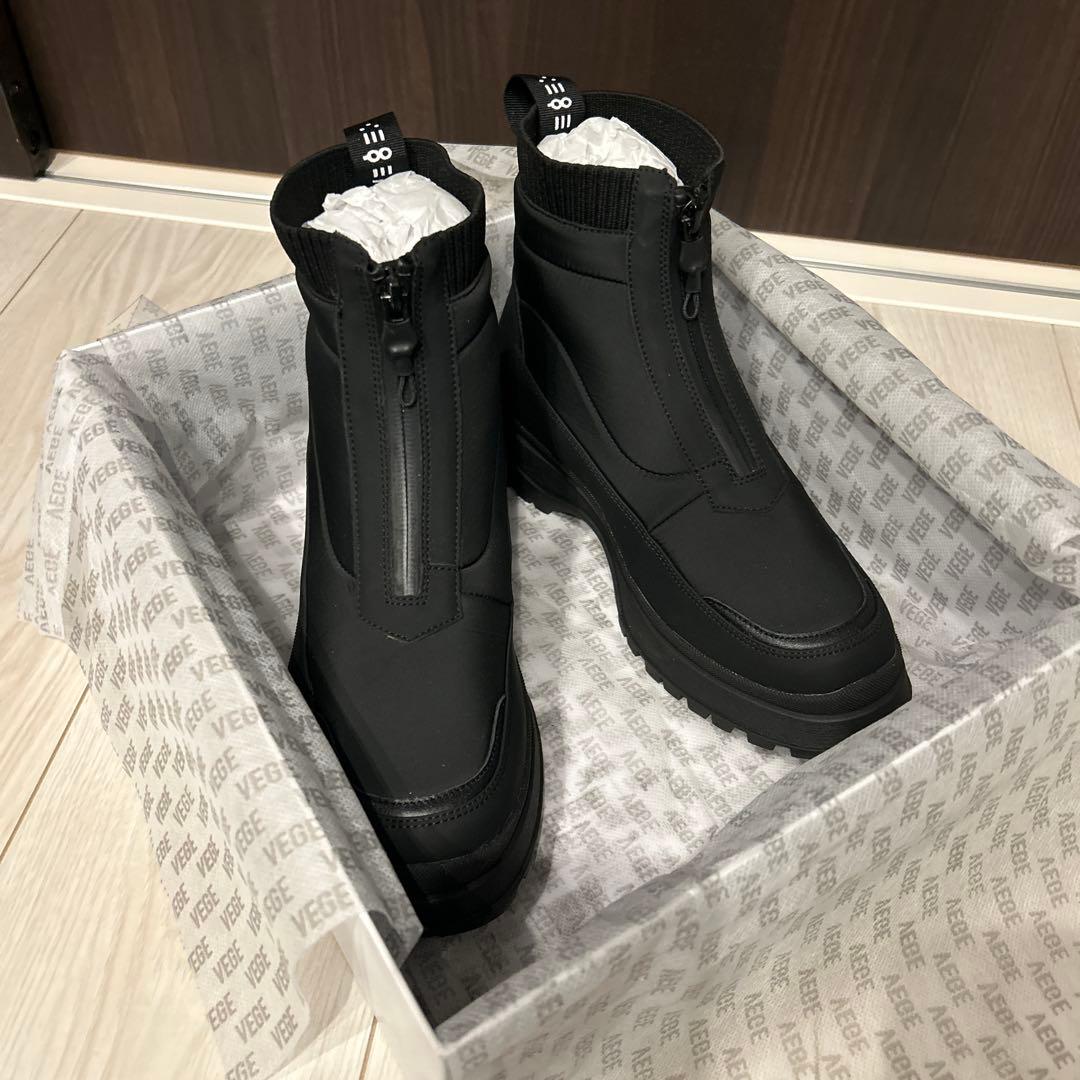 ヤマダヤ VEGE ブーツ VEGE×nouer ラバーファスナースノーブーツ