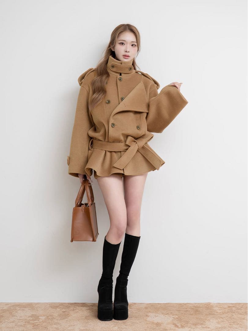 darich/ダーリッチ】ドロップショルダージャケットコート - メルカリ