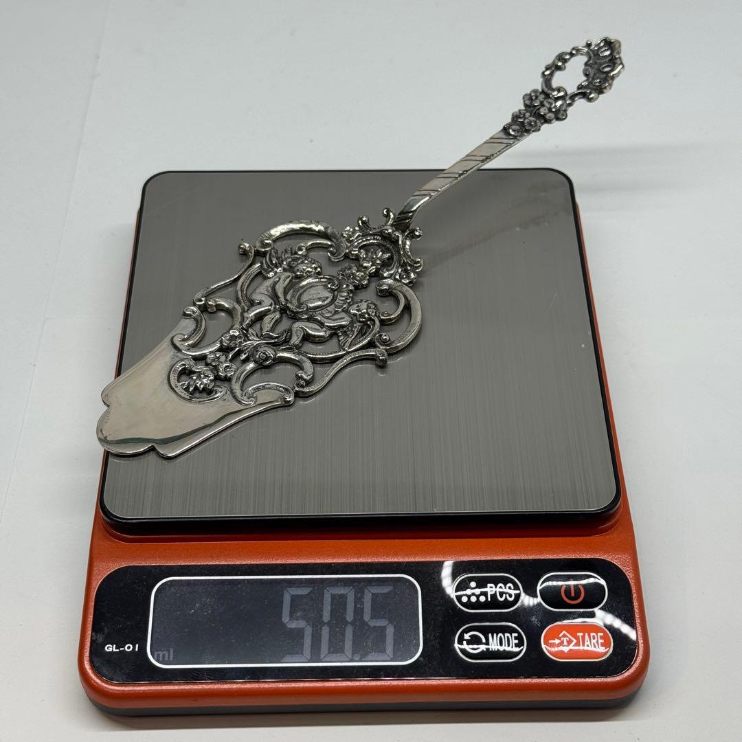 220＊■silver　シルバー　ヴィンテージ　ペストリーサーバー　50.5g