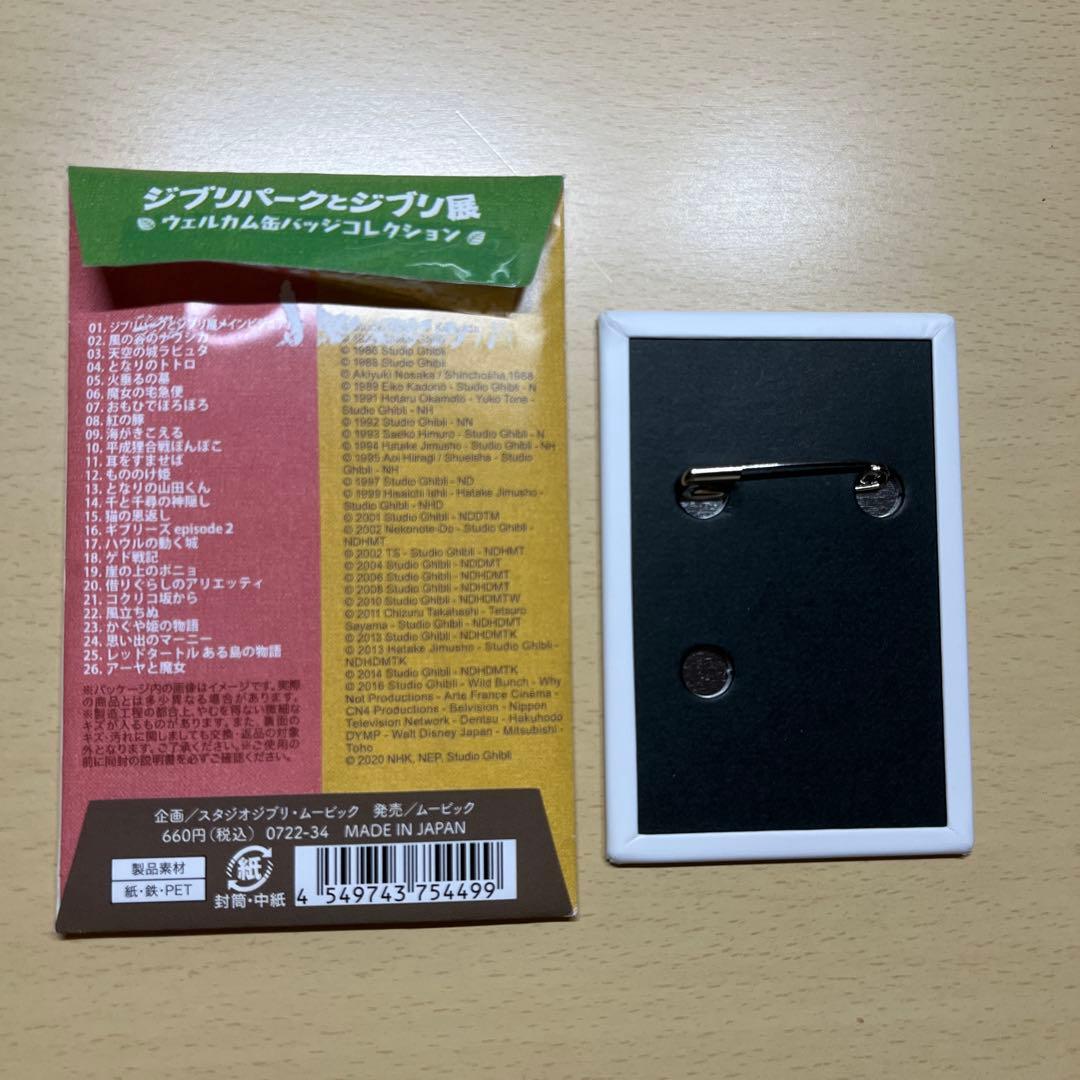 ジブリパークとジブリ展 ウェルカム缶バッジコレクション ギブリーズ