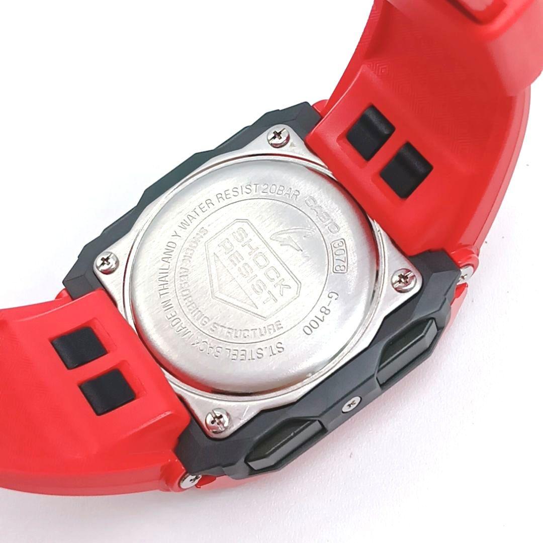 生産終了人気モデル 極美品】G-SHOCK G-8100 レッド廃盤品 CASIO