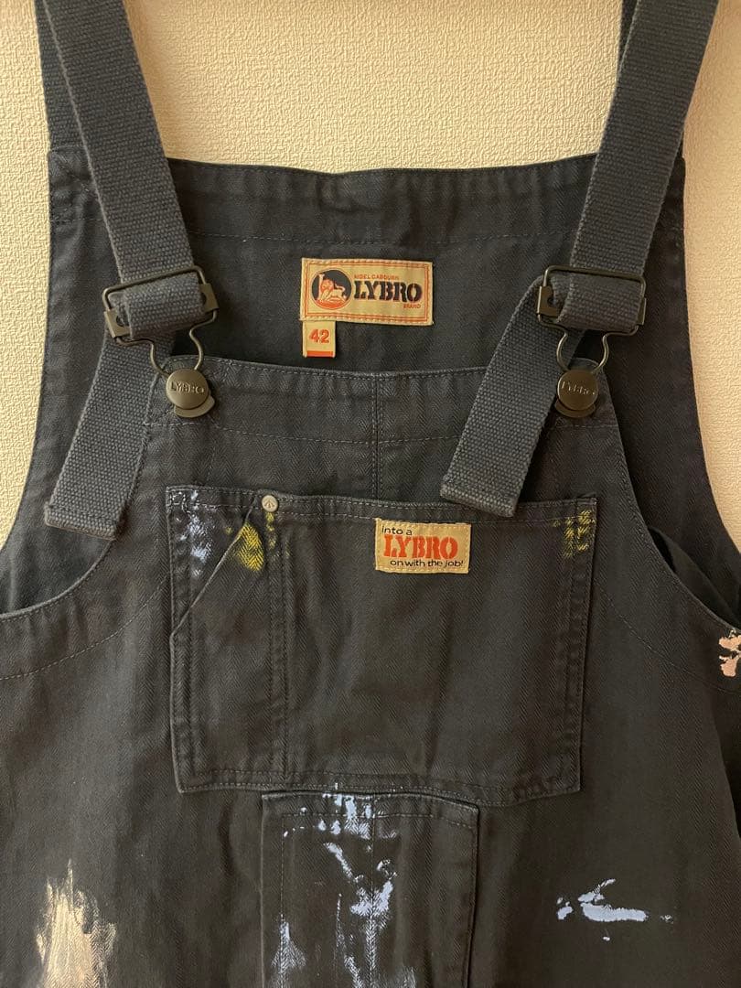 新品未使用 ナイジェルケーボン ライブロ ペンキオーバーオール（CM