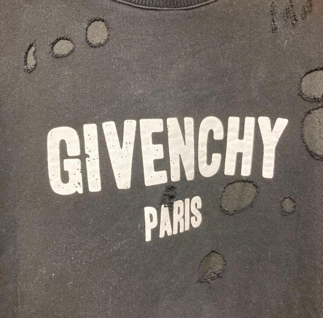 GIVENCHY ダメージ加工スウェット