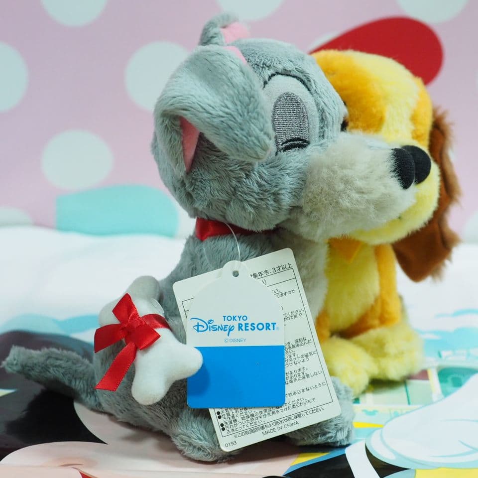 わんわん物語 トランプ レディ ペア ぬいぐるみ 東京ディズニー