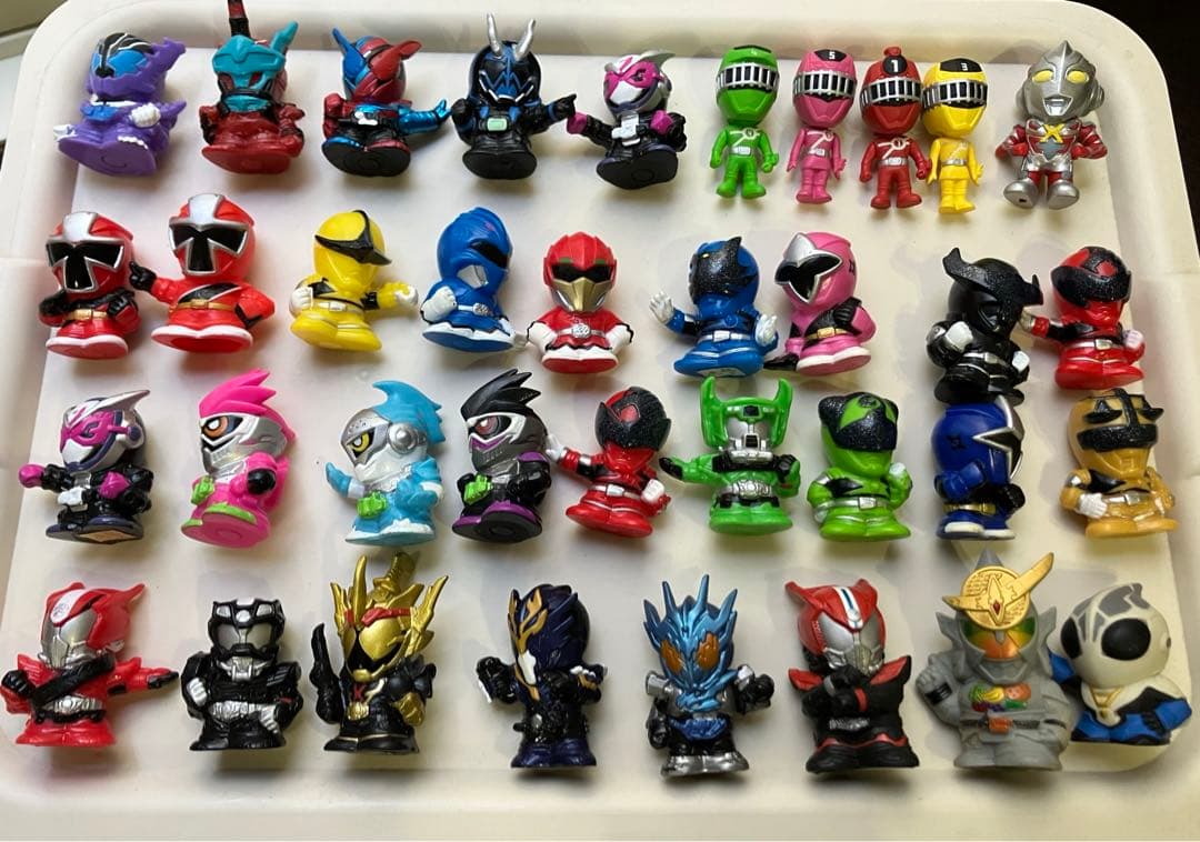 スーパー戦隊 仮面ライダー ミニフィギュア 指人形 36体 - メルカリ