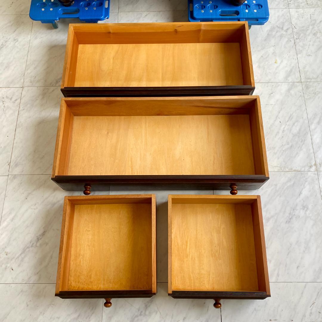 松本民芸家具 ライティングビューロー デスク 書斎机 民芸家具 無垢材