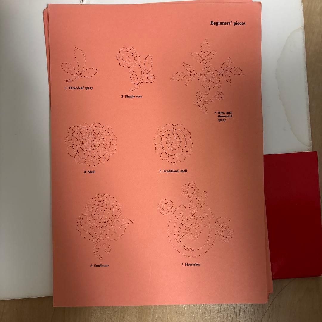 ボビンレース ホニトンレースパターン集 絶版本 レア - メルカリ