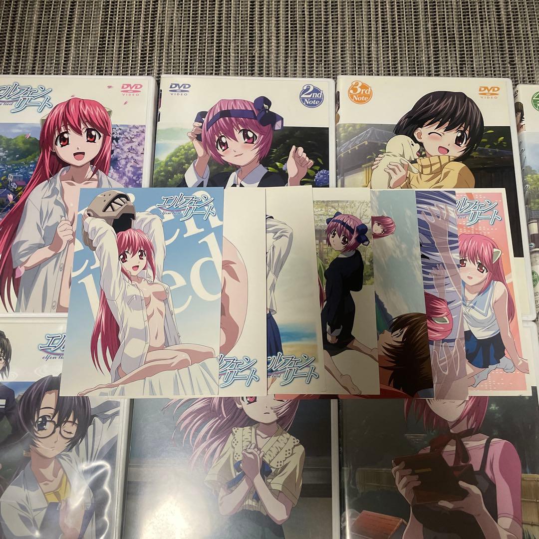 エルフェンリート DVD 1巻〜7巻セット イラストカード付き - メルカリ