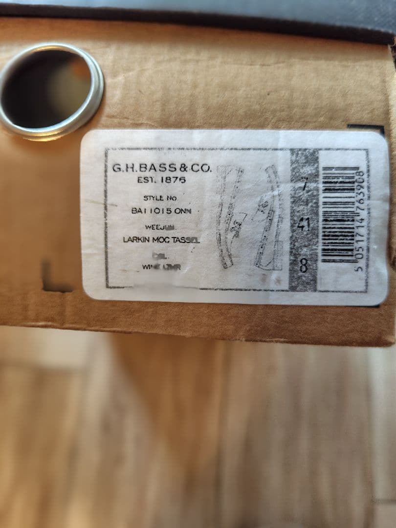 G.H.BASS タッセルローファー ワイン　11015 ONN LARKIN