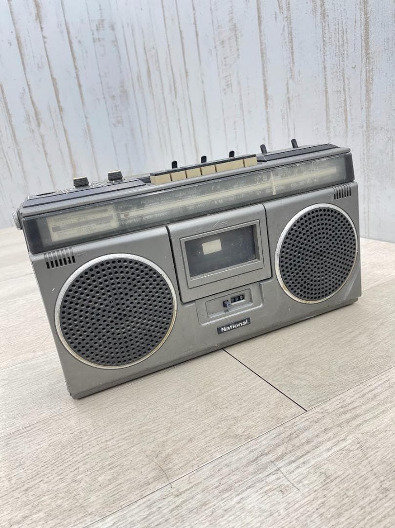 昭和レトロ ナショナル ラジカセ RQ-4050 動作難有り FM/AM - メルカリ