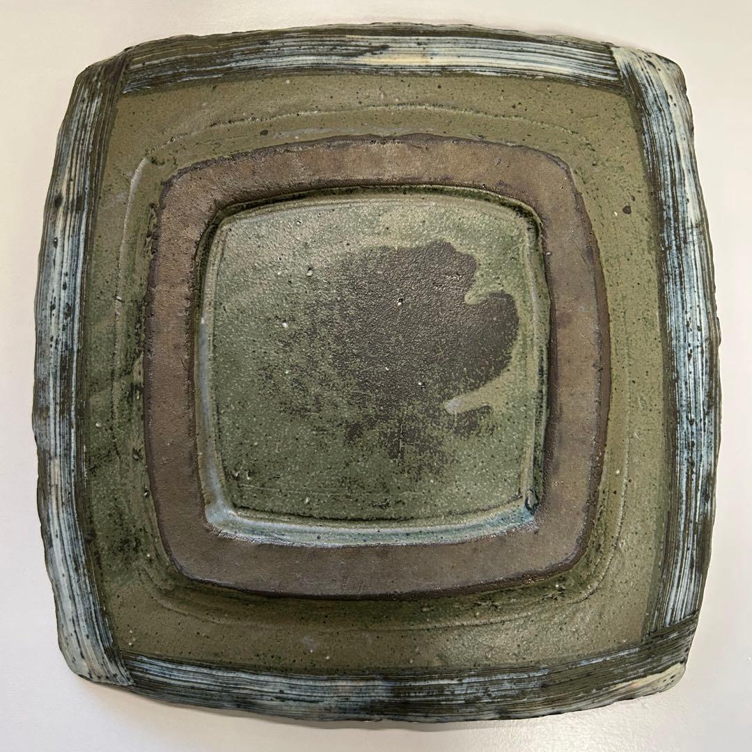 ココチ舎 Cocochiya（市野雅利） 角皿2枚組 インディゴ24cm 丹波焼