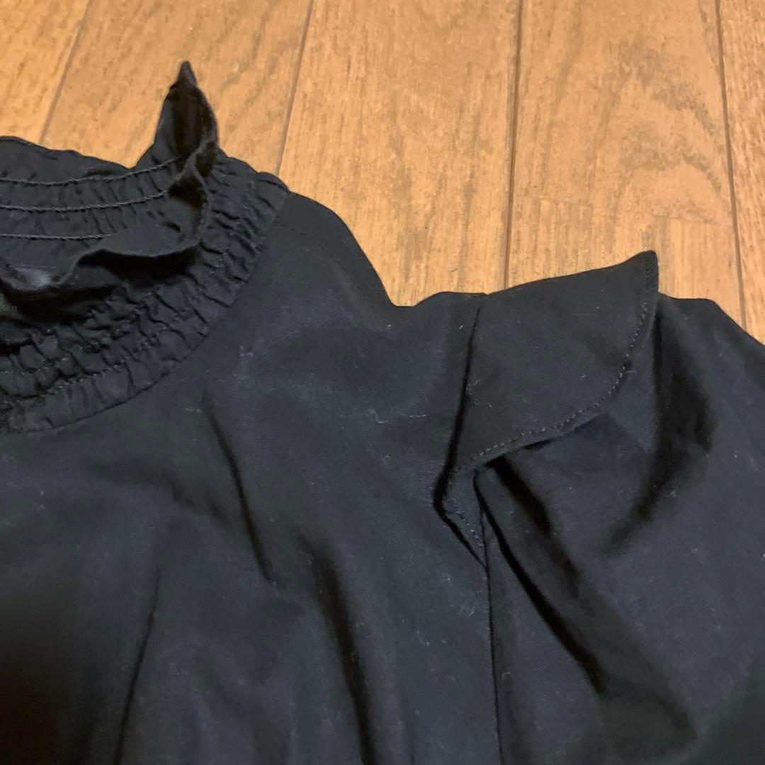 HUG O WAR フリルシャーリングブラウス ハグオーワー クロスアンド