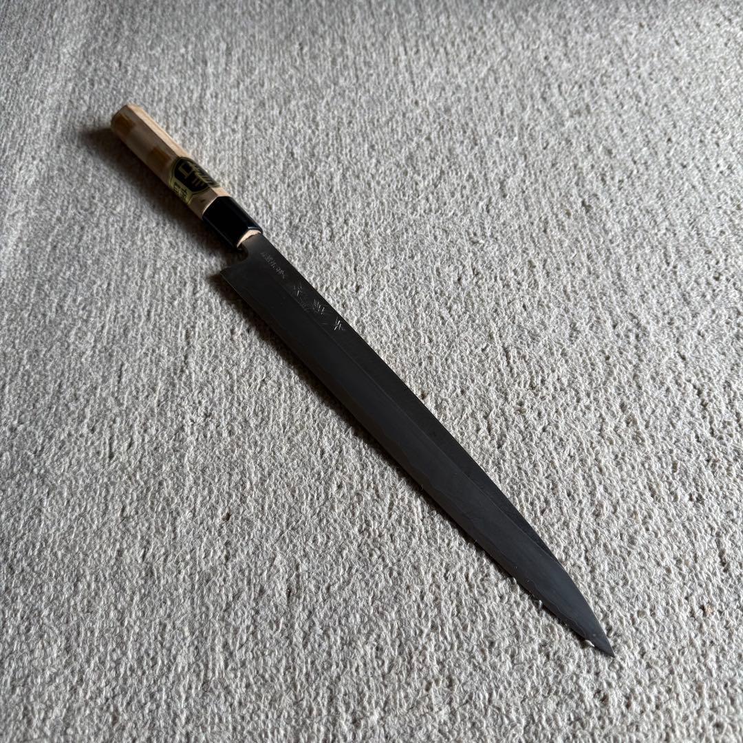 包丁 刺身包丁 柳刃包丁 安来鋼 青二号 高級包丁 矢蔵作 260mm - メルカリ