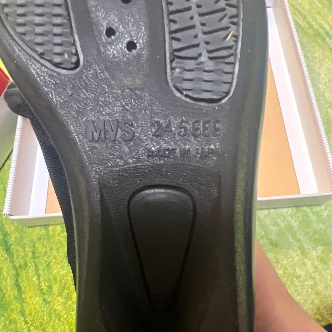 [TOP DRY 美品] ショートブーツ 黒 24.5cm