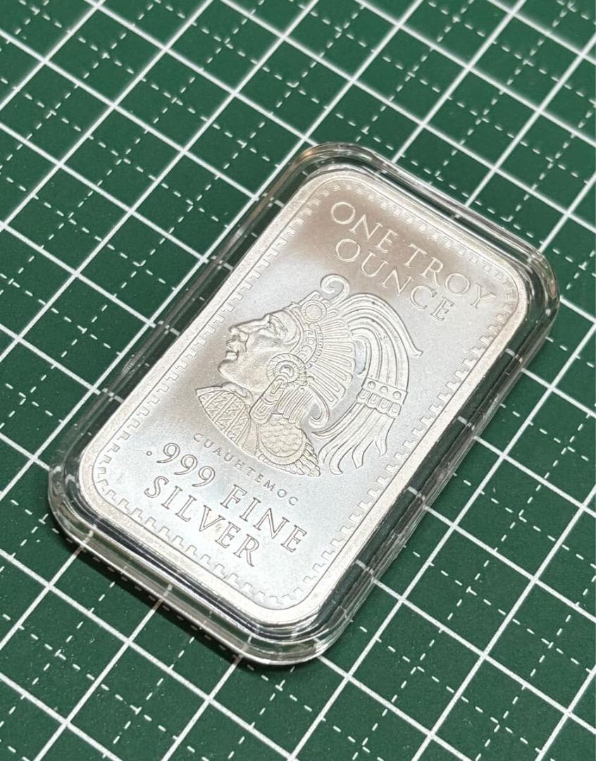 純銀バー 1オンス アステカカレンダー 1 oz Aztec Calendar - メルカリ