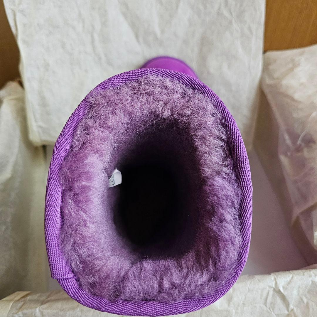 値下げ UGG ムートンブーツ パープル 並行輸入品 サイズ 6 23cm