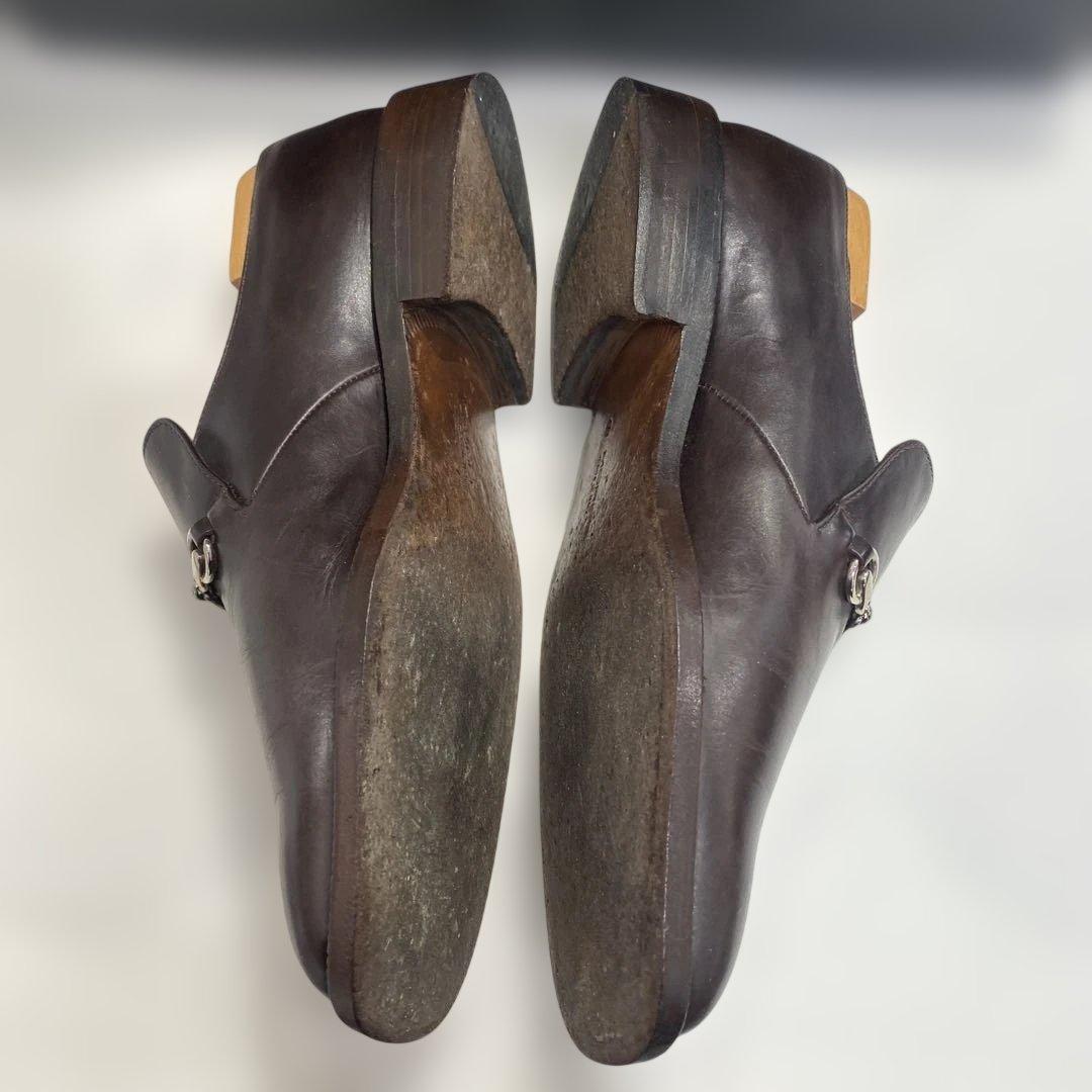 良品☆MORESCHI モレスキー ビットローファー レザーシューズ