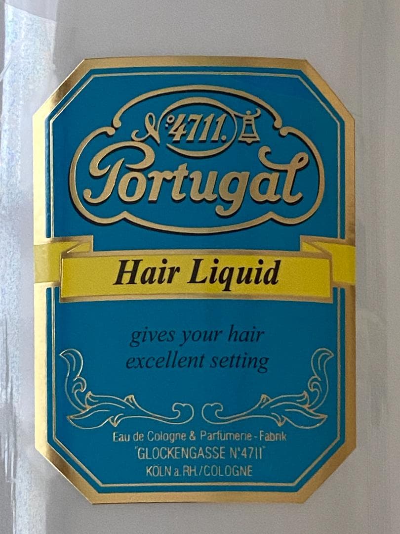 開封済　間違って購入 ヘアリキッド 《4711 ポーチュガル》950ml
