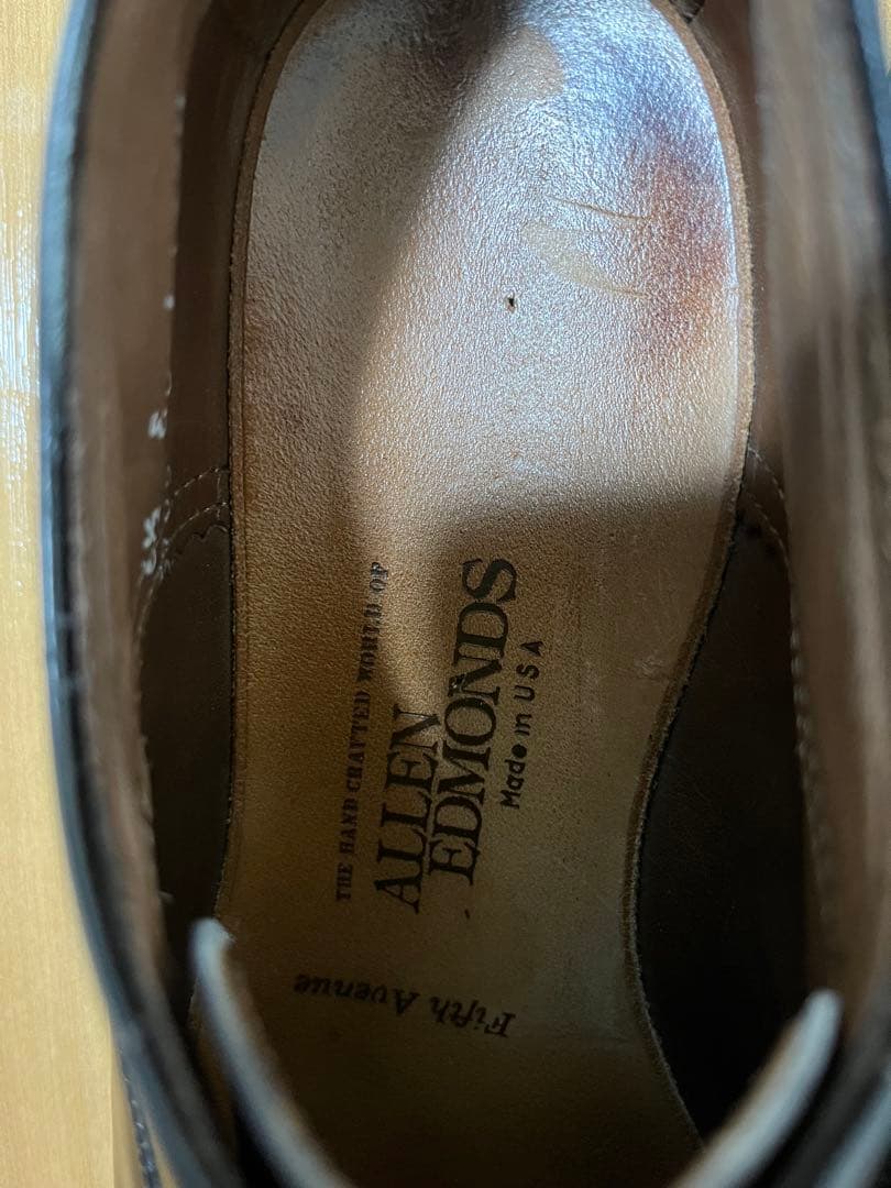 「旧ロゴ」アレンエドモンズ　フィフスアベニュー　US 6.5E