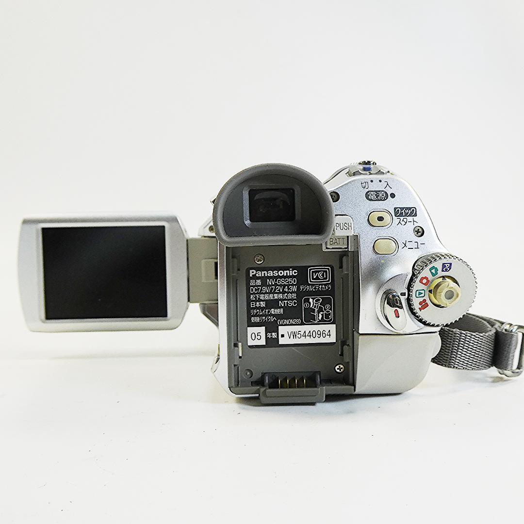 動作良好 パナソニック NV-GS250 MiniDVビデオカメラDVD化に最適 動作