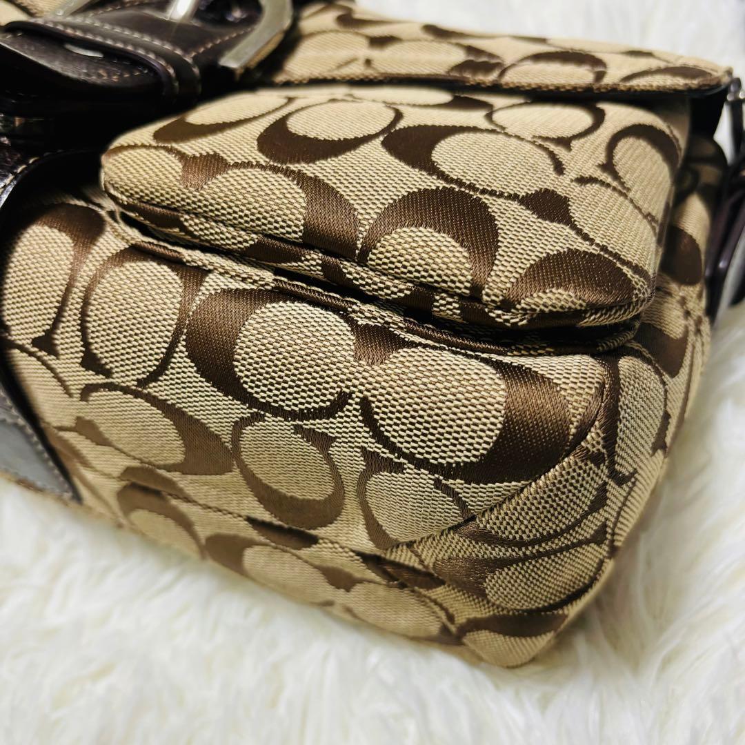 極美品】コーチ ワンショルダーバッグ ソーホー シグネチャー y2k 6314