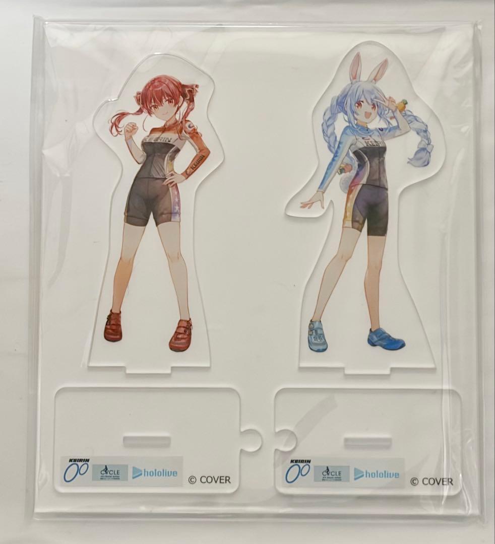 ホロライブ 兎田ぺこら 宝鐘マリン 競輪コラボ アクリルスタンド