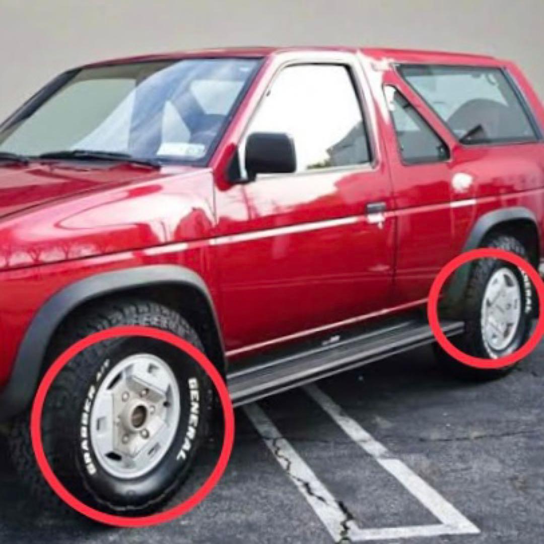 ダットサンD21 日産テラノUS仕様 純正ホイール ホイールキャップセット